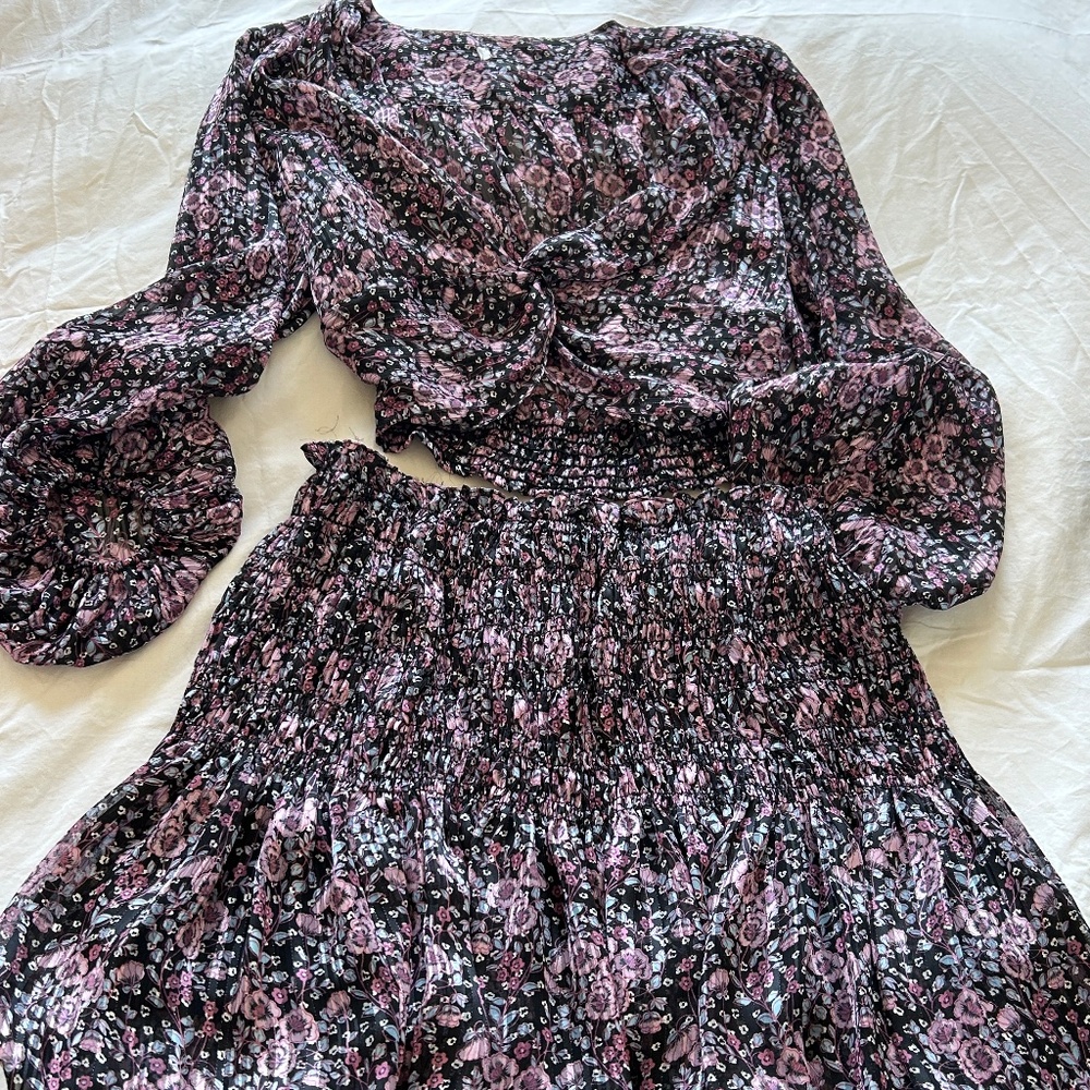 Zara Skirt and Top Set Size Medium